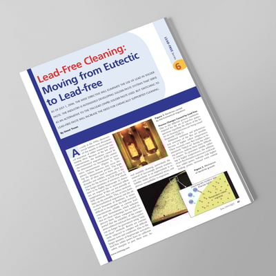 Lead-free cleaning moving from eutectic to lead-free